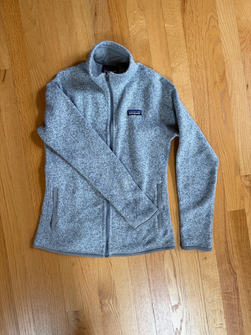 Patagonia Gray Heather Full-Zip Fleece Jacket